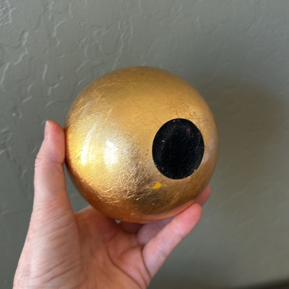 Decorative Red and Gold Accent Ball Set - Picture 5 of 7